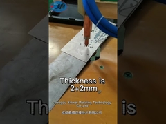 The 2+2mm plate metals' welding of double heads welder