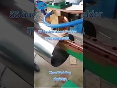 सीम वेल्डर के साथ 1+1 मिमी स्टेनलेस स्टील की बाल्टी की वेल्डिंग