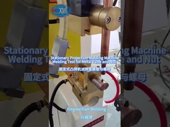 स्थिर स्पॉट और प्रोजेक्शन वेल्डिंग मशीन के साथ धातु ट्यूब और नट वेल्डिंग