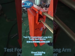 लंबी बांह पेडल स्पॉट वेल्डर के साथ कार्बन स्टील वेल्डिंग