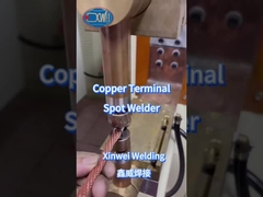 स्थिर स्पॉट वेल्डर के साथ वेल्डिंग कॉपर टर्मिनल