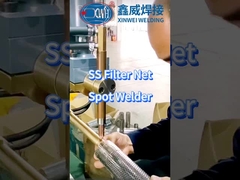 वेल्डिंग स्टेनलेस स्टील फिल्टर नेट के साथ रशनरी स्पॉट वेल्डिंग मशीन