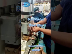 बट वेल्डर के साथ 3.5+3.5 मिमी स्टील तार वेल्डिंग