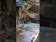 छत स्पॉट वेल्डिंग मशीन के साथ वेल्डिंग धातु दरवाजा