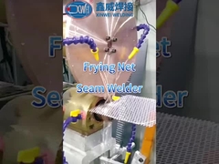 सिलाई वेल्डर के साथ वेल्डिंग फ्राइंग नेट