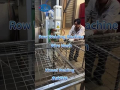 पंक्ति वेल्डिंग मशीन के साथ वेल्डिंग वायर मेश