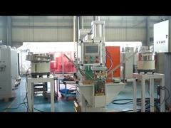 शॉक अवशोषक बॉटम कवर स्पॉट वेल्डर वेल्डिंग मशीन दो स्वचालित फीडिंग के साथ