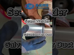 सिलाई वेल्डिंग मशीन के साथ जस्ती हवा नलिका वेल्डिंग