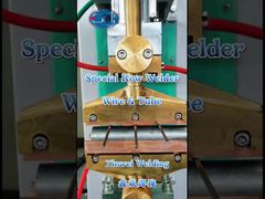 रो वेल्डर के साथ गैल्वेनाइज्ड तार और ट्यूब की वेल्डिंग